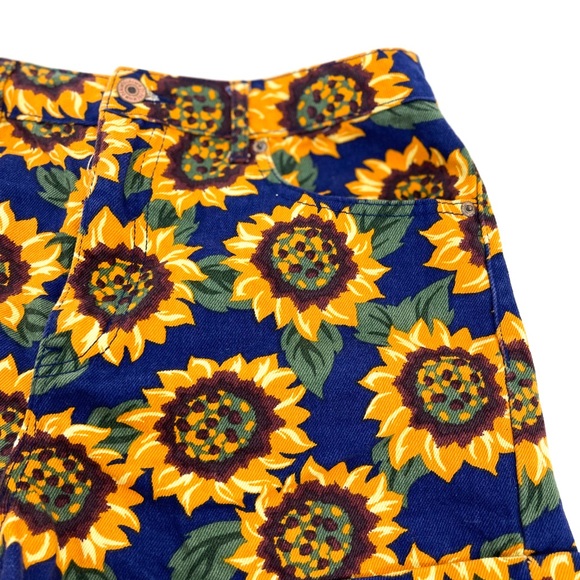 Forever 21 Sunflower Shorts - Picture 3 of 6